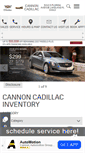 Mobile Screenshot of cannoncadillac.com